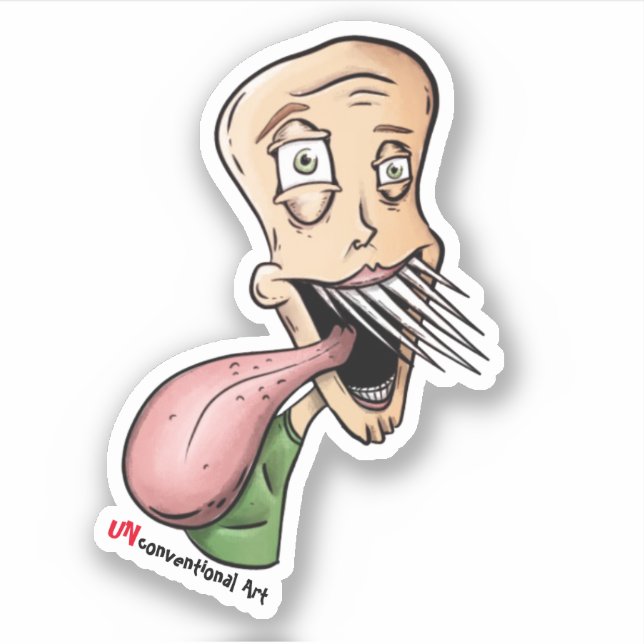 Half-Body Larry Sticker (Front)