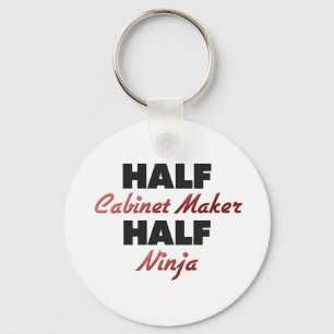 Half Cabinet Maker Half Ninja Keychain