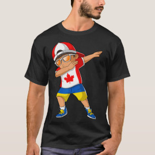 Half Canadian Half Ukrainian Boy Canada Ukraine Fl T-Shirt
