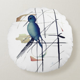 Half captive 1 round pillow