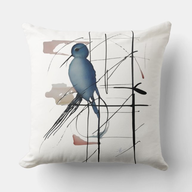 Half captive 1 throw pillow (Front)