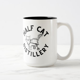 Half Cat Mug
