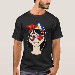 Half Chinese Half Filipino Girl Philippines China T-Shirt