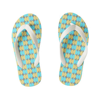 Half Circles Kid's Flip Flops