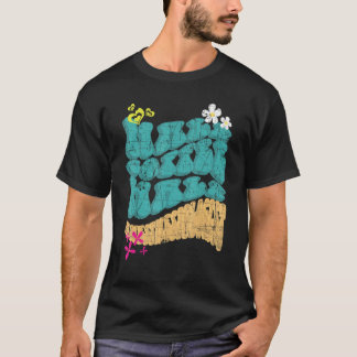 Half Coffee Half Anesthesiologist Coffee Distress T-Shirt