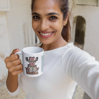 ☕️Half Coffee, 💕Half Human, All Mama🍎 Coffee Mug