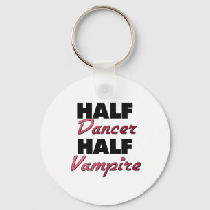 Half Dancer Half Vampire Keychain