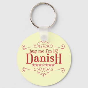 Half Danish Keychain