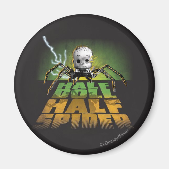 Half Doll Half Spider Magnet (Front)
