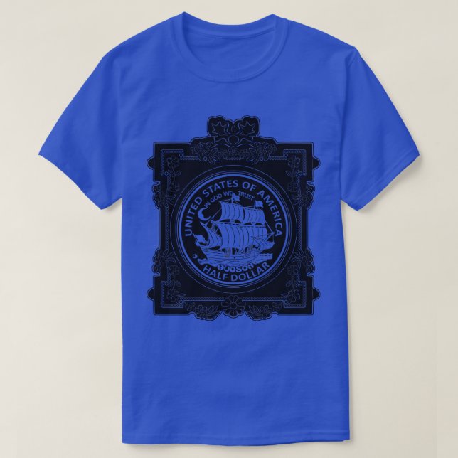 HALF DOLLAR COIN T-Shirt (Design Front)