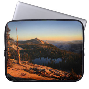 Half Dome and Clouds Rest at Sunset - Yosemite Laptop Sleeve