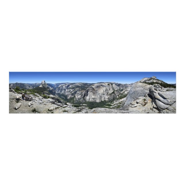 Half Dome and Yosemite Valley - Yosemite Photo Print (Front)