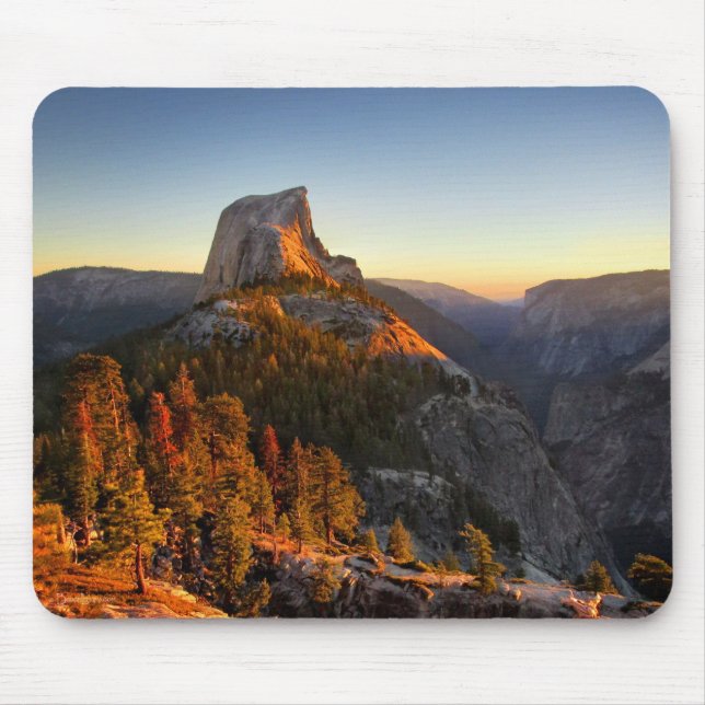 Half Dome at Sunset Detail - Yosemite Mouse Pad (Front)