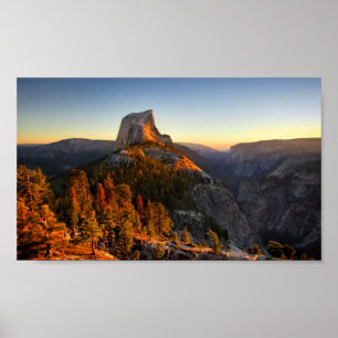 Half Dome at Sunset Detail - Yosemite Poster