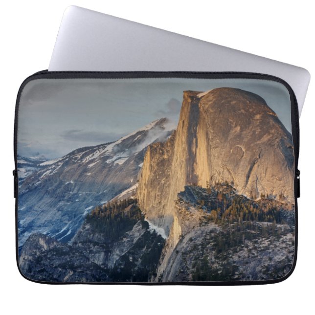 Half Dome at Sunset Laptop Sleeve (Front)