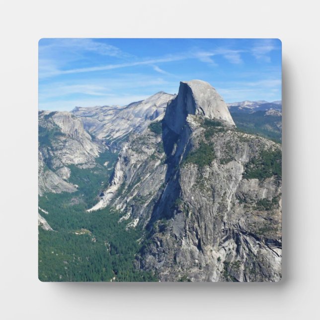 Half Dome from Glacier Point, Yosemite, CA Plaque (Front)