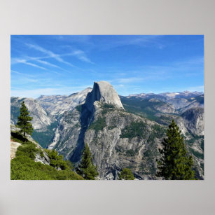 Half Dome from Glacier Point, Yosemite, CA Poster