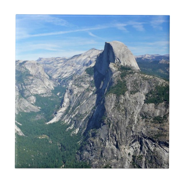Half Dome from Glacier Point, Yosemite, CA Tile (Front)
