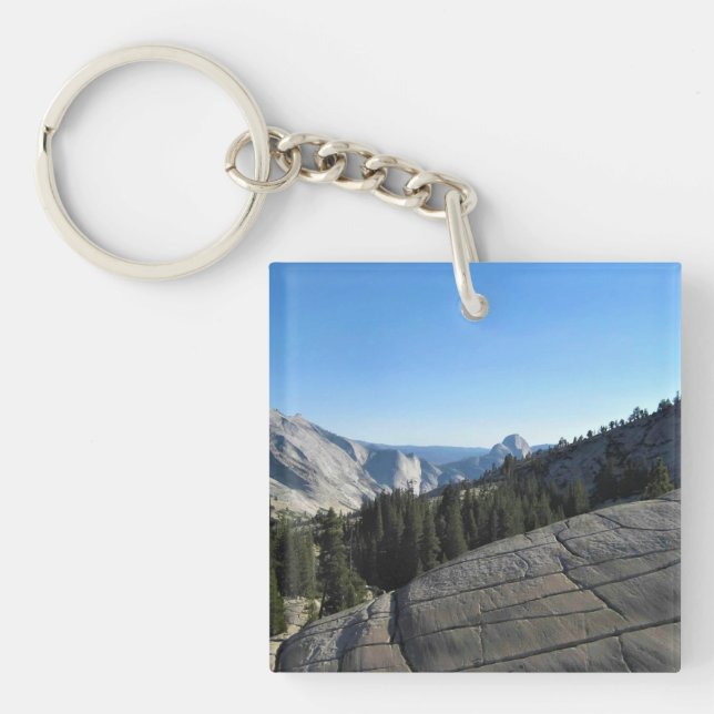 Half Dome from Olmstead Point, Yosemite, CA Keychain (Front)
