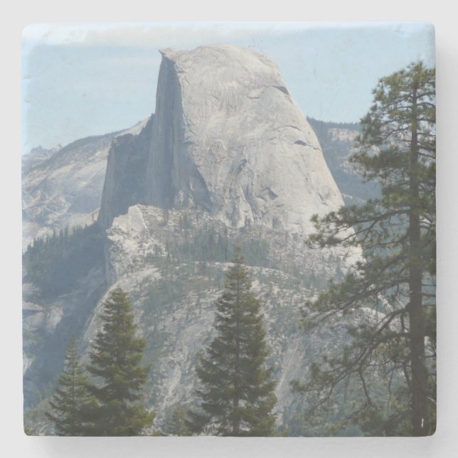 Half Dome from Panorama Trail I Stone Coaster (Front)
