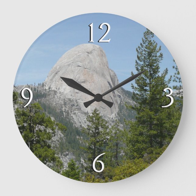 Half Dome from Panorama Trail II Large Clock (Front)