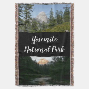 Half Dome from Panorama Trail II Throw Blanket
