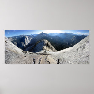 Half Dome From the Cables - Yosemite Poster