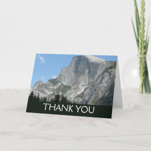 Half Dome from the Side Thank You Card