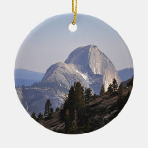 Half Dome from Tioga Pass Ceramic Ornament