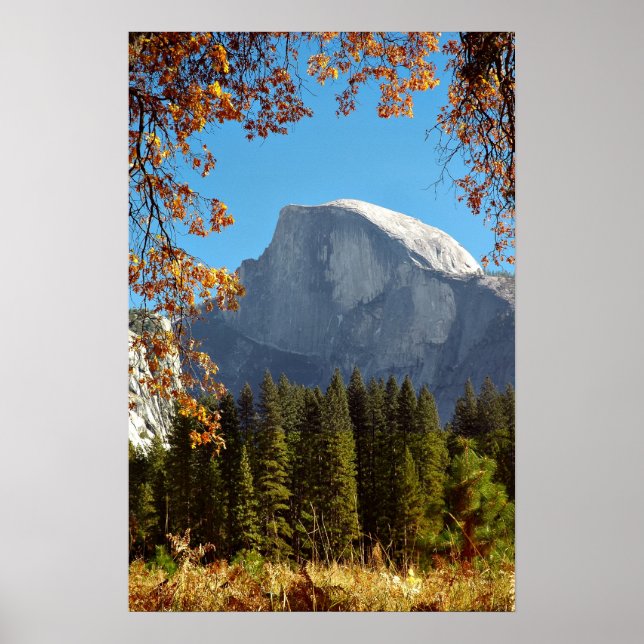 Half Dome in Autumn - Yosemite National Park Poster (Front)