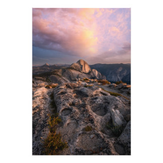 Half Dome in Dusk Photo Print