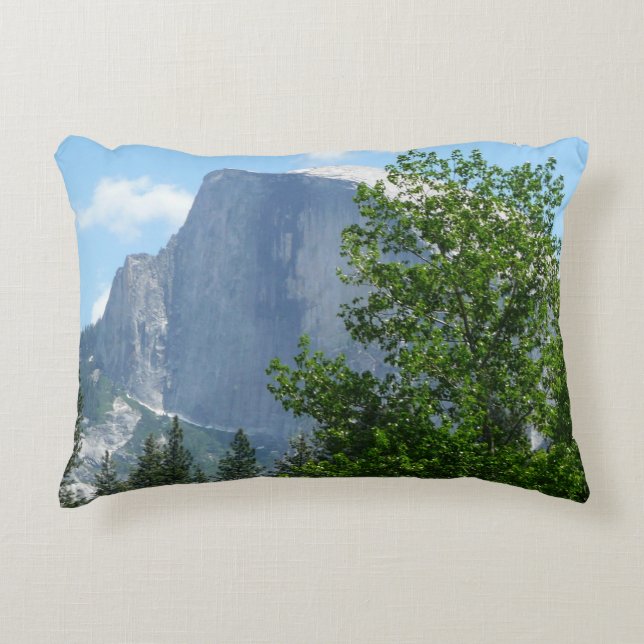 Half Dome in Summer from Yosemite National Park Accent Pillow (Front)