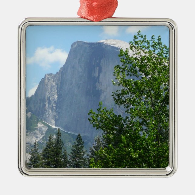 Half Dome in Summer from Yosemite National Park Metal Ornament (Front)