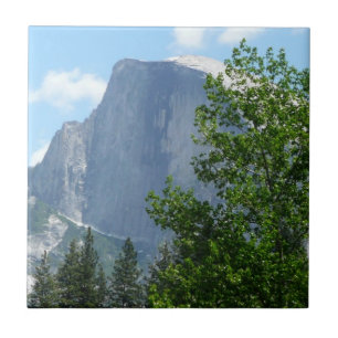 Half Dome in Summer from Yosemite National Park Tile