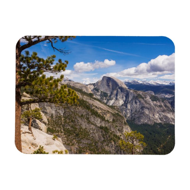 Half Dome landscape, California Magnet (Horizontal)