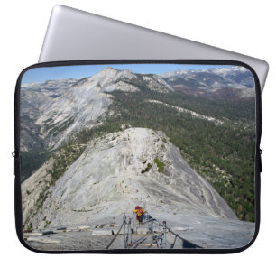 Half Dome Looking Down from the Cables - Yosemite Laptop Sleeve
