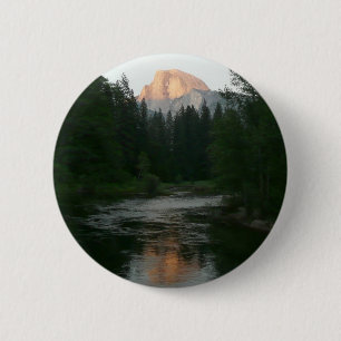 Half Dome Sunset in Yosemite National Park 2 Inch Round Button