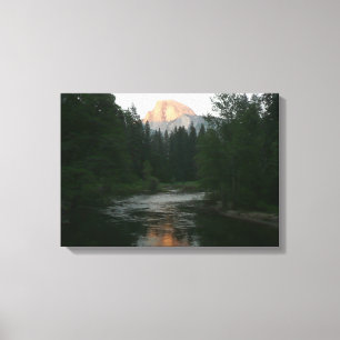 Half Dome Sunset in Yosemite National Park Canvas Print