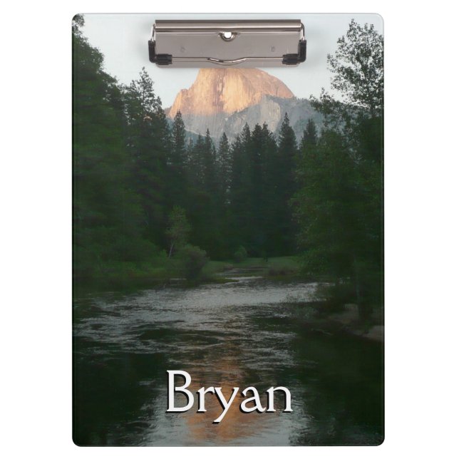 Half Dome Sunset in Yosemite National Park Clipboard (Front)