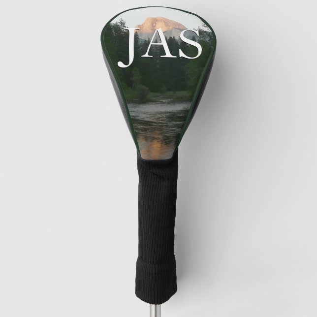 Half Dome Sunset in Yosemite National Park Golf Head Cover (Front)