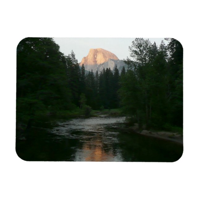 Half Dome Sunset in Yosemite National Park Magnet (Horizontal)