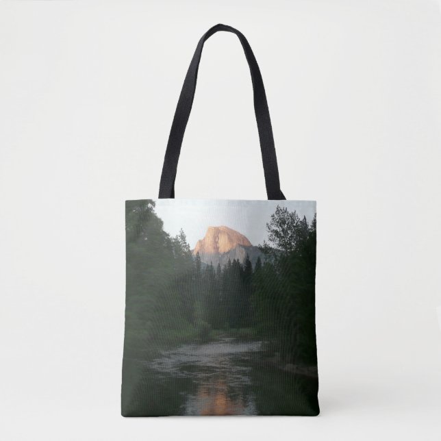 Half Dome Sunset in Yosemite National Park Tote Bag (Front)