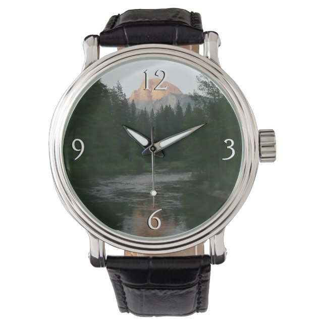 Half Dome Sunset in Yosemite National Park Watch (Front)