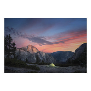 Half Dome Sunset Snow Creek 2 - Yosemite Photo Print