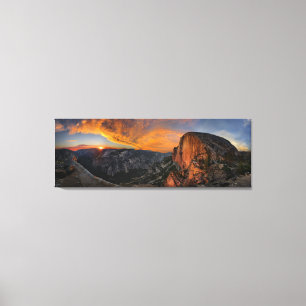 Half Dome Sunset - Yosemite Canvas Print