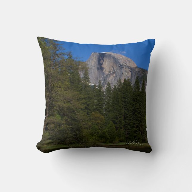 Half Dome Throw Pillow (Front)