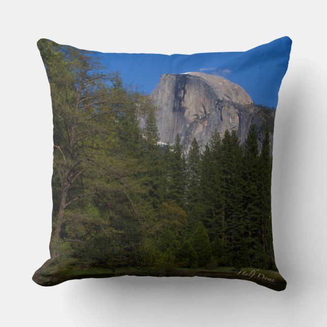 Half Dome Throw Pillow (Front)