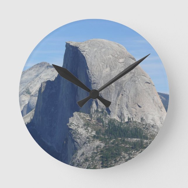 Half Dome, Yosemite, CA Round Clock (Front)