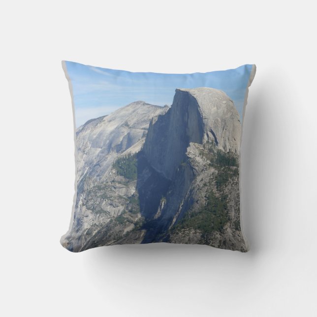 Half Dome, Yosemite, CA Throw Pillow (Front)