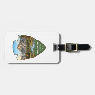 Half Dome Yosemite National Park Arrowhead Luggage Tag